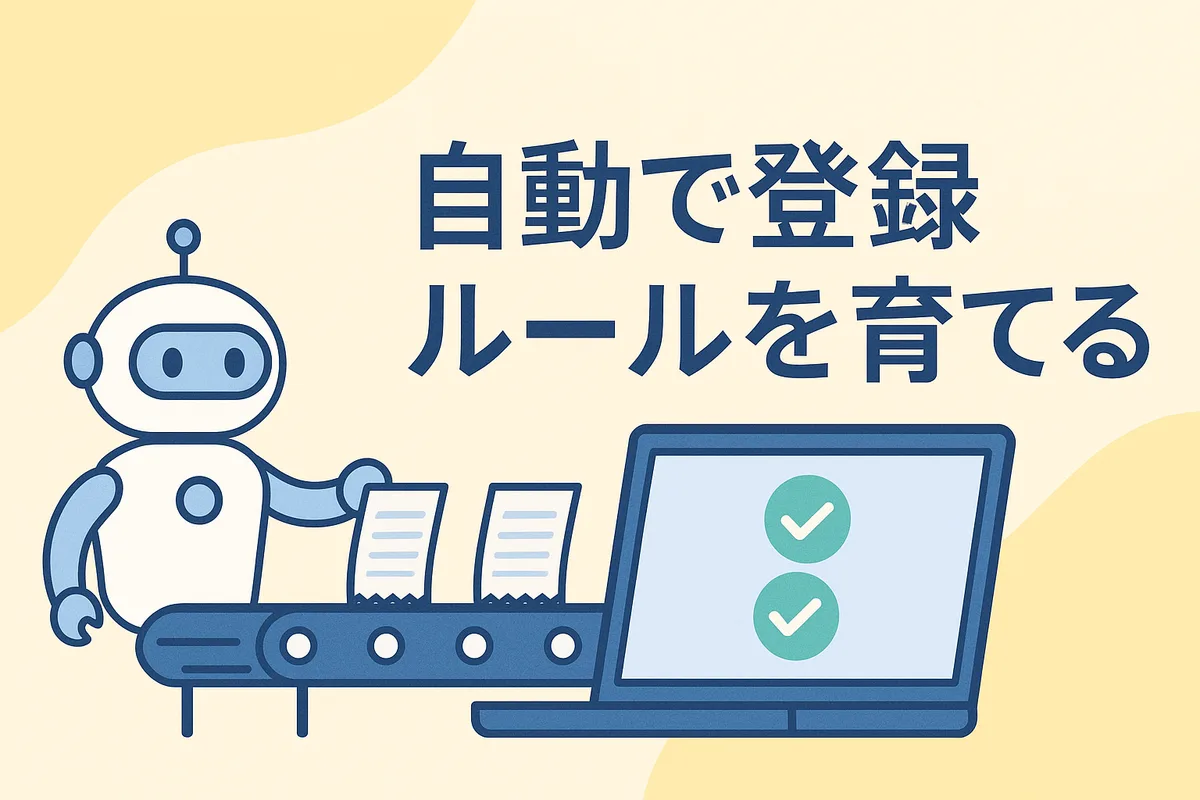自動で登録ルールを育てる