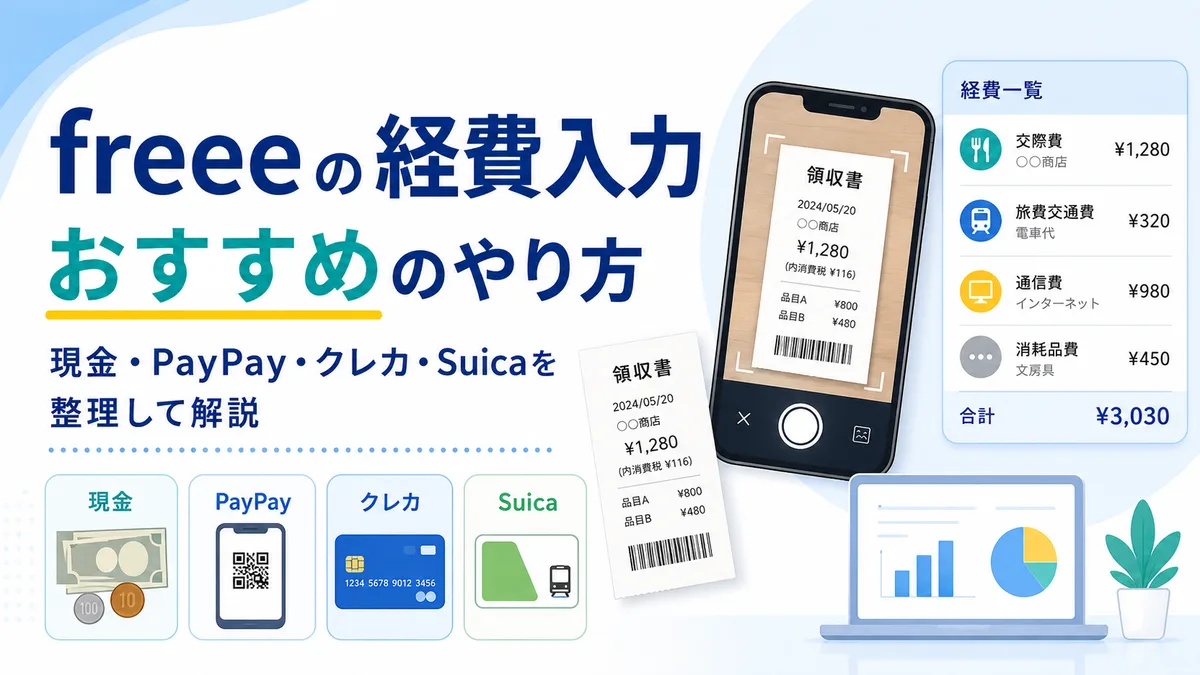 freeeの経費入力のおすすめ方法