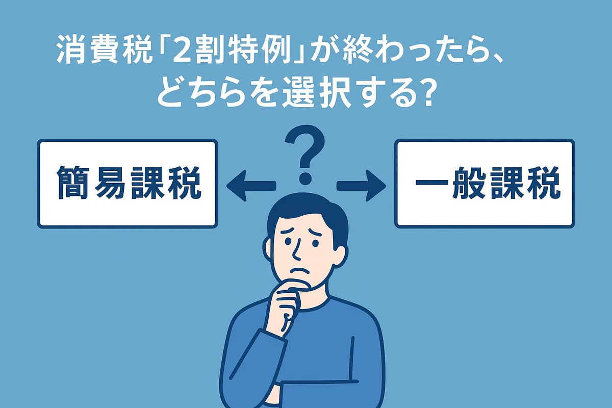 消費税「2割特例」が終わったら？